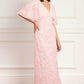 Rosa V-Neck Cape Gown
