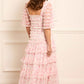 Rose Ditsy Short Sleeve Ankle Gown
