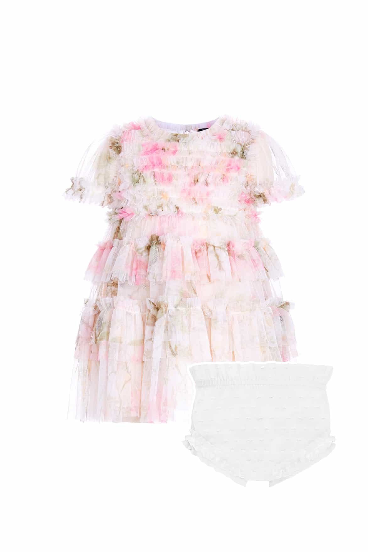 Rose Ruffle Frill Baby Dress