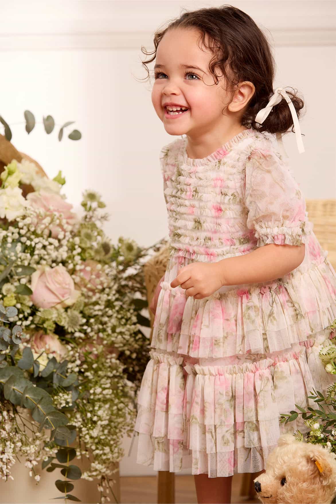 Rose Ruffle Frill Baby Dress