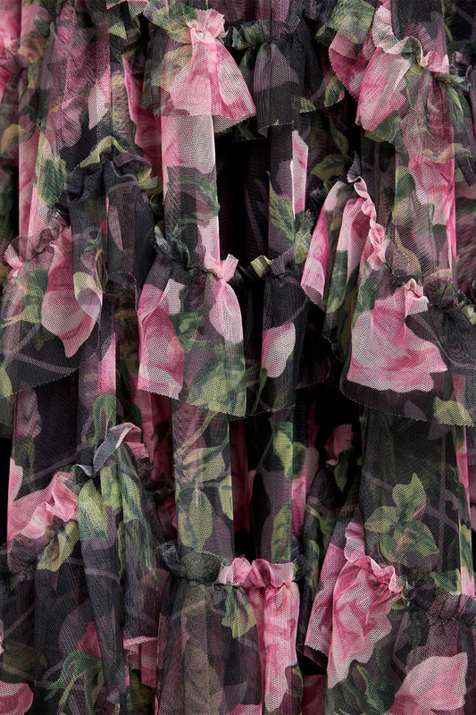 Rose Vine Aviana Off-Shoulder Gown