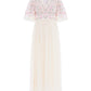 Rosie Lace Bodice Short Sleeve V-Neck Ballerina Dress