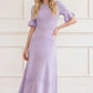 Scallop Lace Pointelle Knit Gown