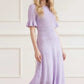 Scallop Lace Pointelle Knit Gown
