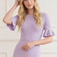 Scallop Lace Pointelle Knit Gown