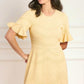 Scallop Lace Pointelle Knit Gown