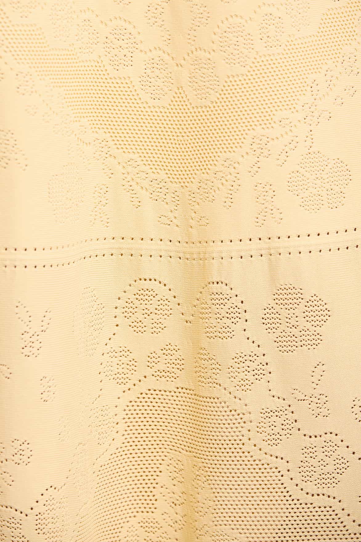 Scallop Lace Pointelle Knit Gown