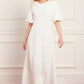 Scallop Lace Pointelle Knit Gown