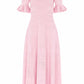 Scallop Lace Pointelle Knit Gown