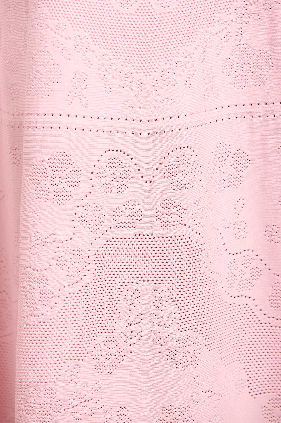 Scallop Lace Pointelle Knit Gown