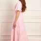 Scallop Lace Pointelle Knit Gown
