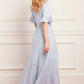 Scallop Lace Pointelle Knit Gown