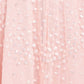 Scallop Sequin Halter-Neck Ankle Gown