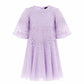 Scallop Sequin Kids Dress