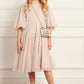 Scallop Sequin Kids Dress