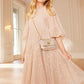 Scallop Sequin Kids Dress