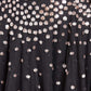 Scallop Sequin Round Neck Micro Mini Dress