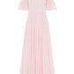 Scallop Sequin V-Neck Ankle Gown
