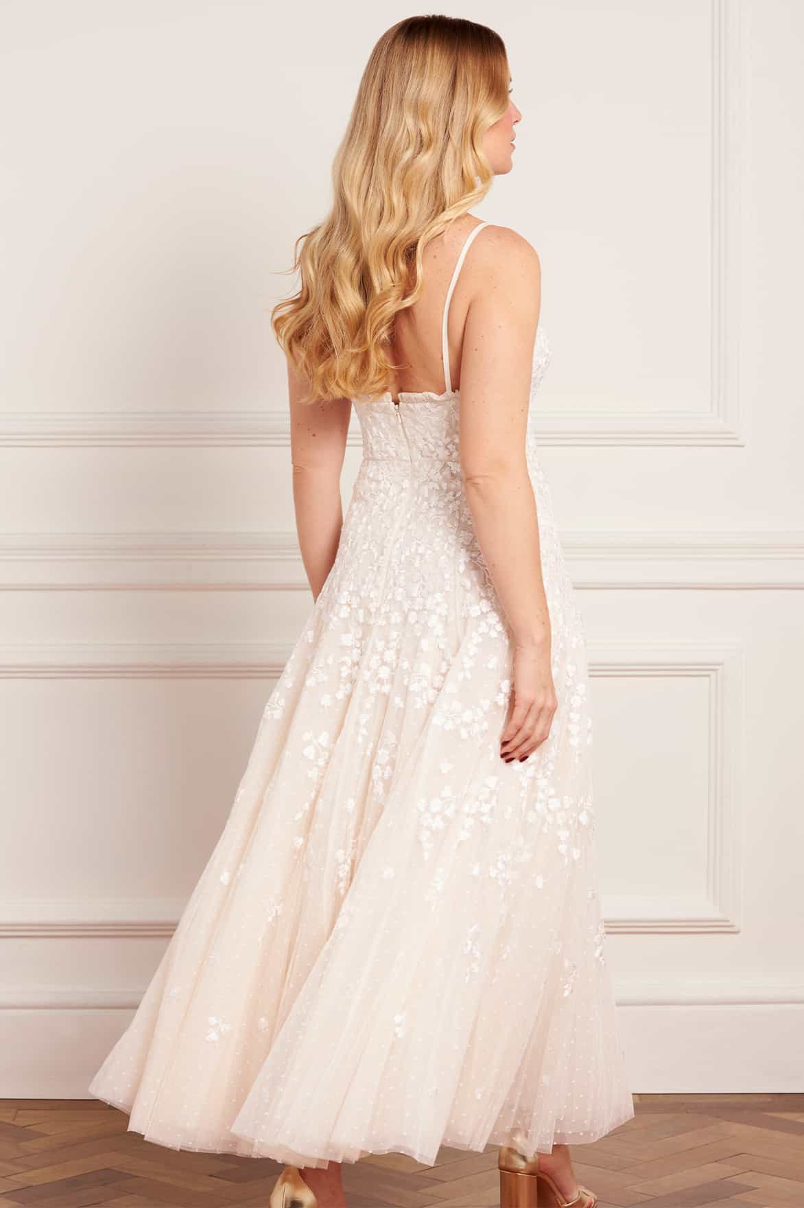 Scatter Blossom Cami Ankle Gown
