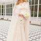 Scatter Blossom Hooded Long Cape