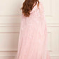 Scatter Blossom Hooded Long Cape
