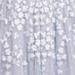 Scatter Blossom Round Neck Ankle Gown