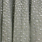 Scatter Dot Cape Sleeve Ankle Gown