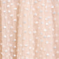 Scatter Dot One-Shoulder Ankle Gown