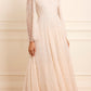 Scatter Dot Round Neck Ankle Gown