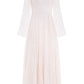 Scatter Dot Round Neck Ankle Gown