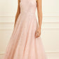 Scatter Dot Short Cape Ankle Gown