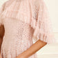 Scatter Dot Short Cape Ankle Gown