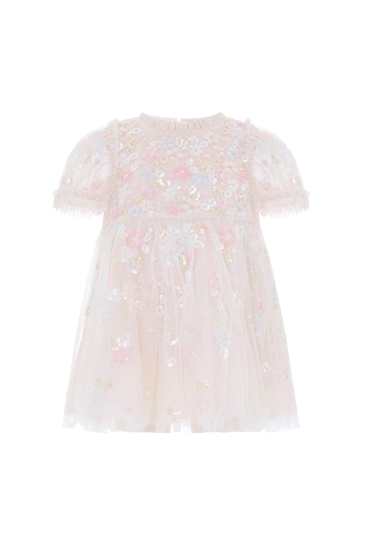 Sequin Bloom Baby Dress