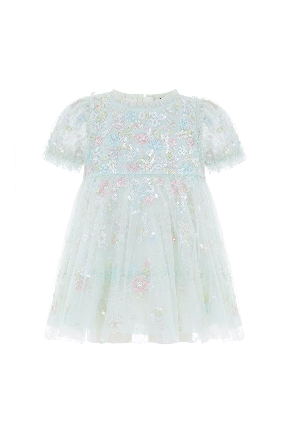 Sequin Bloom Baby Dress