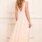 Sequin Cascade Cami Plunge Gown