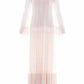 Sequin Cascade Long Sleeve Ankle Gown