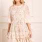 Sequin Dandelion Gloss Mini Dress