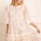 Sequin Dandelion Gloss Mini Dress
