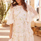 Sequin Dandelion Gloss Mini Dress