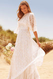 Sequin Dash Cape Ankle Gown