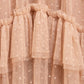 Sequin Glimmer Rouched Off-Shoulder Gown