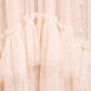 Sequin Glimmer Rouched Off-Shoulder Gown
