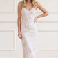Sequin Paradise Georgette Cami Gown