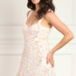 Sequin Paradise Sweetheart Ankle Gown