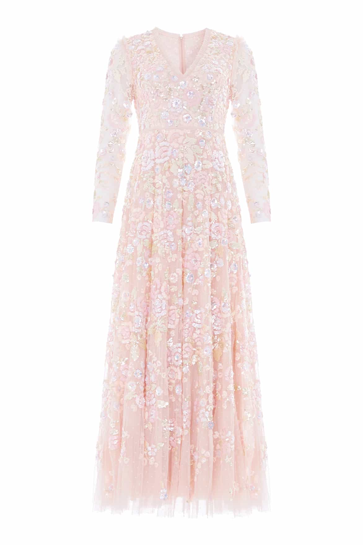 Sequin Paradise V-Neck Gown
