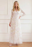 Sequin Paradise V-Neck Gown