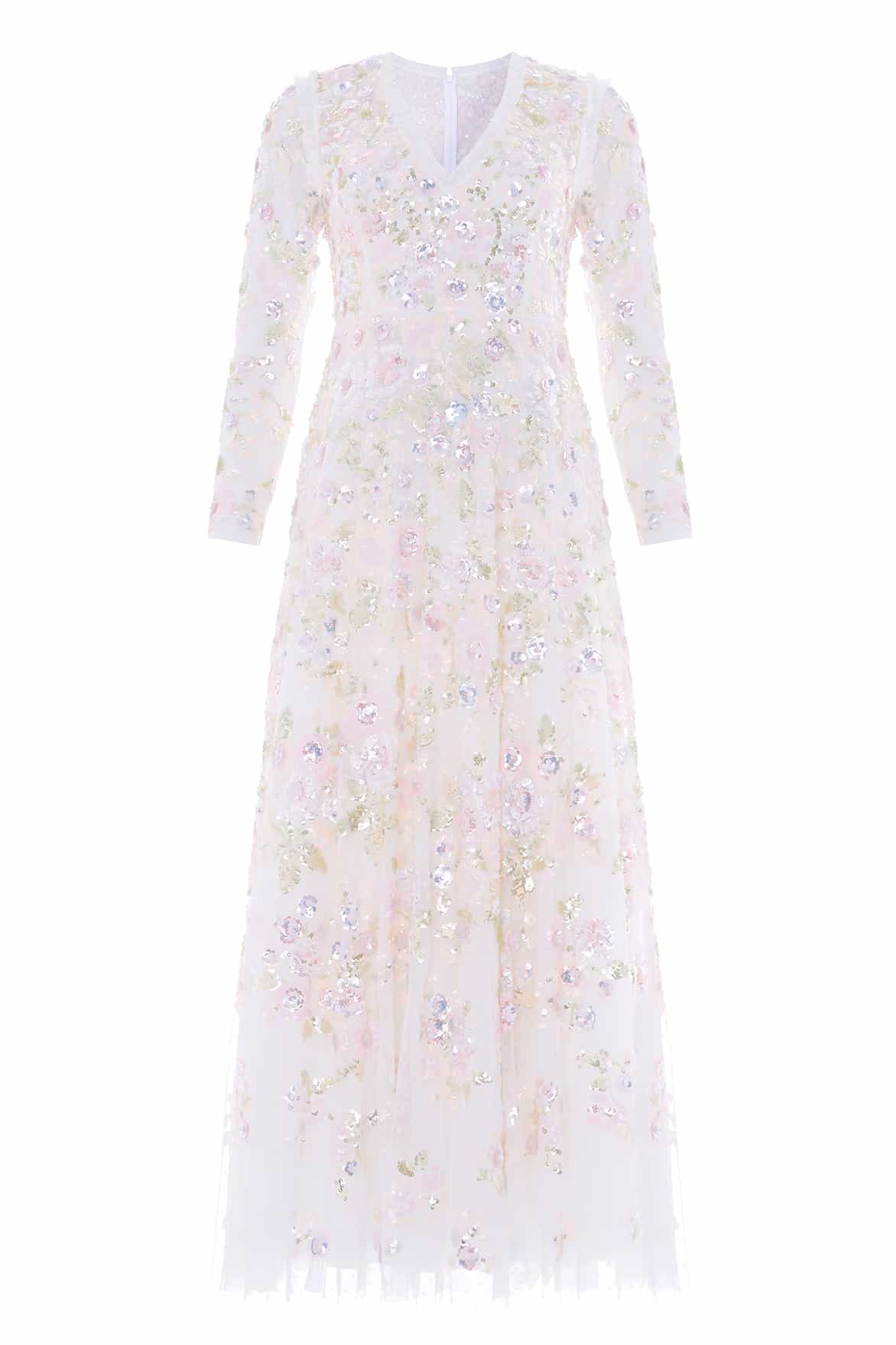 Sequin Paradise V-Neck Gown