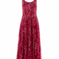 Sequin Ribbon Scoop Neck Ballerina Dress