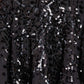 Sequin Ribbon Scoop Neck Micro Mini Dress