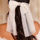 Short Tulle Hair Bow
